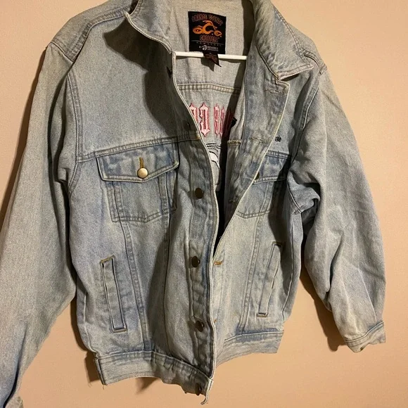 Orange County Choppers Men’s Medium M Denim Jean Jacket Vintage OCC New York - Picture 6 of 6